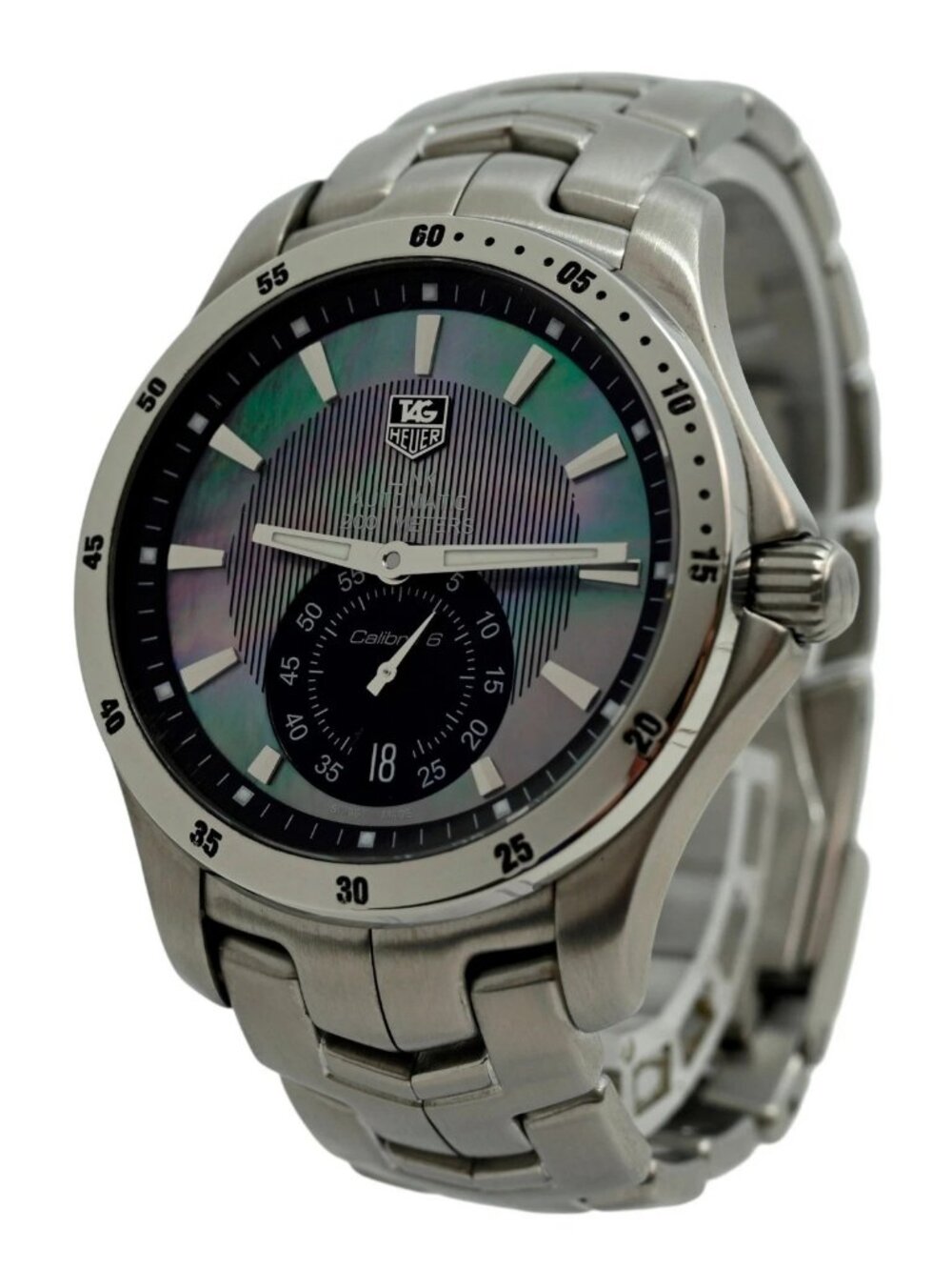 Tag Heuer 39mm Men's Automatic Link MOP Dial Limited Edition 350 Watch! WJF211M!